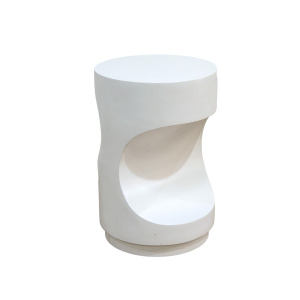 White Plinth Display Stand or Side Table