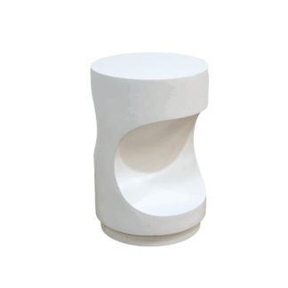 White Plinth Display Stand or Side Table