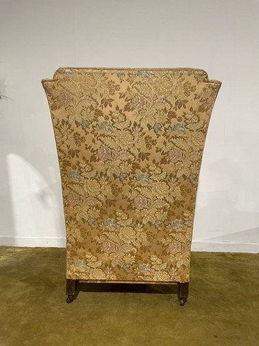 Antique Wing Back Armchair of Stout Construction