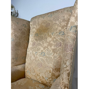Antique Wing Back Armchair of Stout Construction