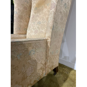 Antique Wing Back Armchair of Stout Construction