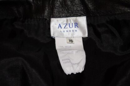 Azur London , Black leather and lace Skirt