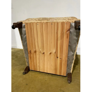 Antique Wing Back Armchair of Stout Construction