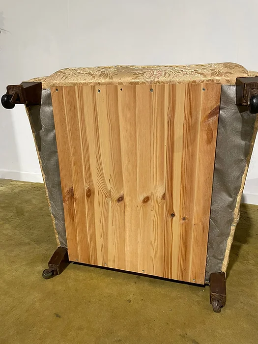 Antique Wing Back Armchair of Stout Construction