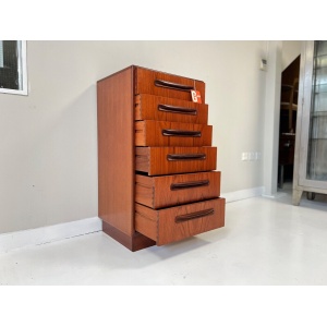 G Plan Fresco, 6 Drawer Teak Chest of Drawers / Tallboy