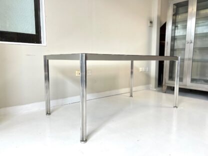 George Cianciminio, Aluminium & Smoked Glass Dining Table