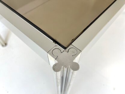 George Cianciminio, Aluminium & Smoked Glass Dining Table