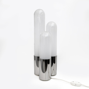 Carlo Nason Mid-century Modern Murano Glass Table Lamp for Mazzega, 1960s