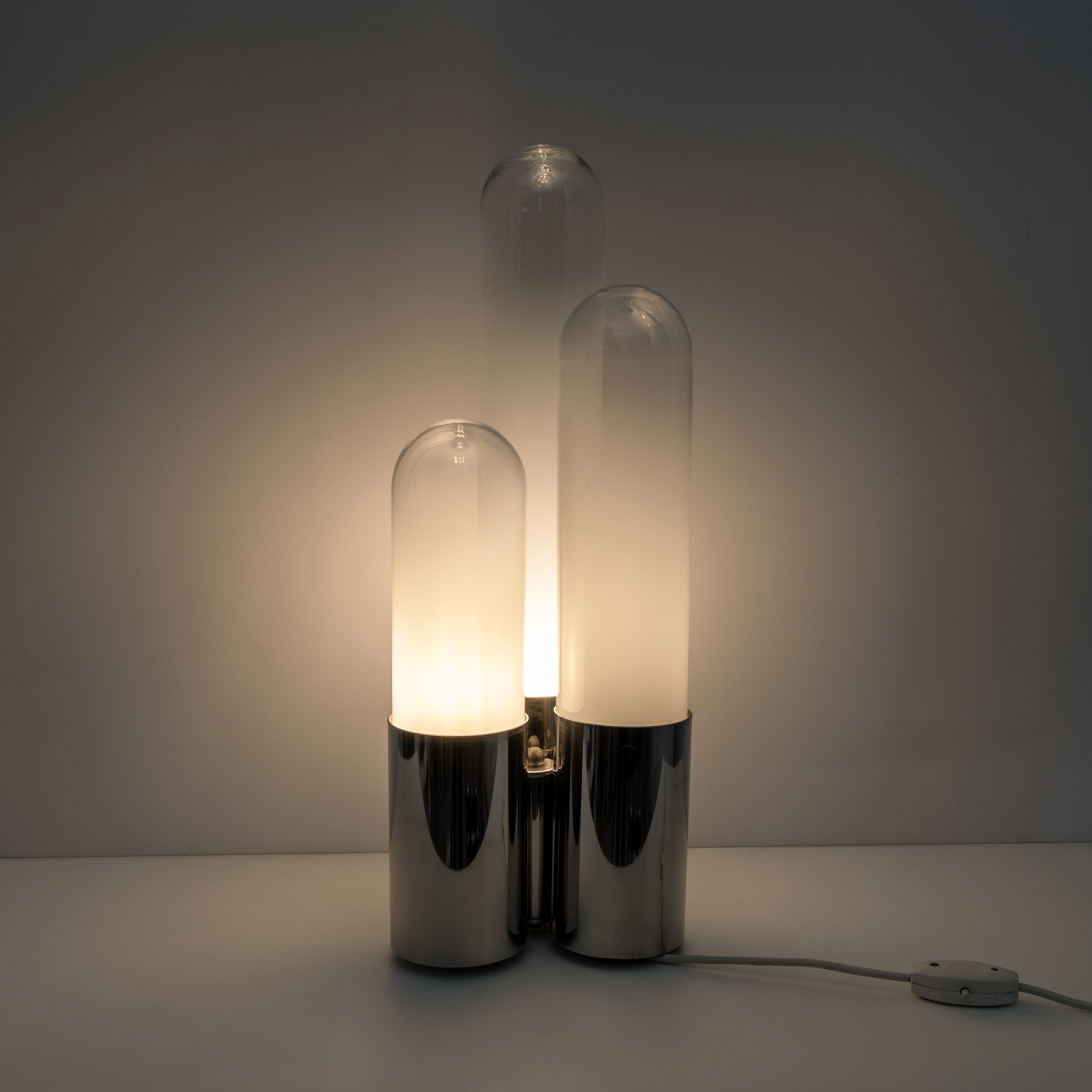 Carlo Nason Mid-century Modern Murano Glass Table Lamp for Mazzega, 1960s