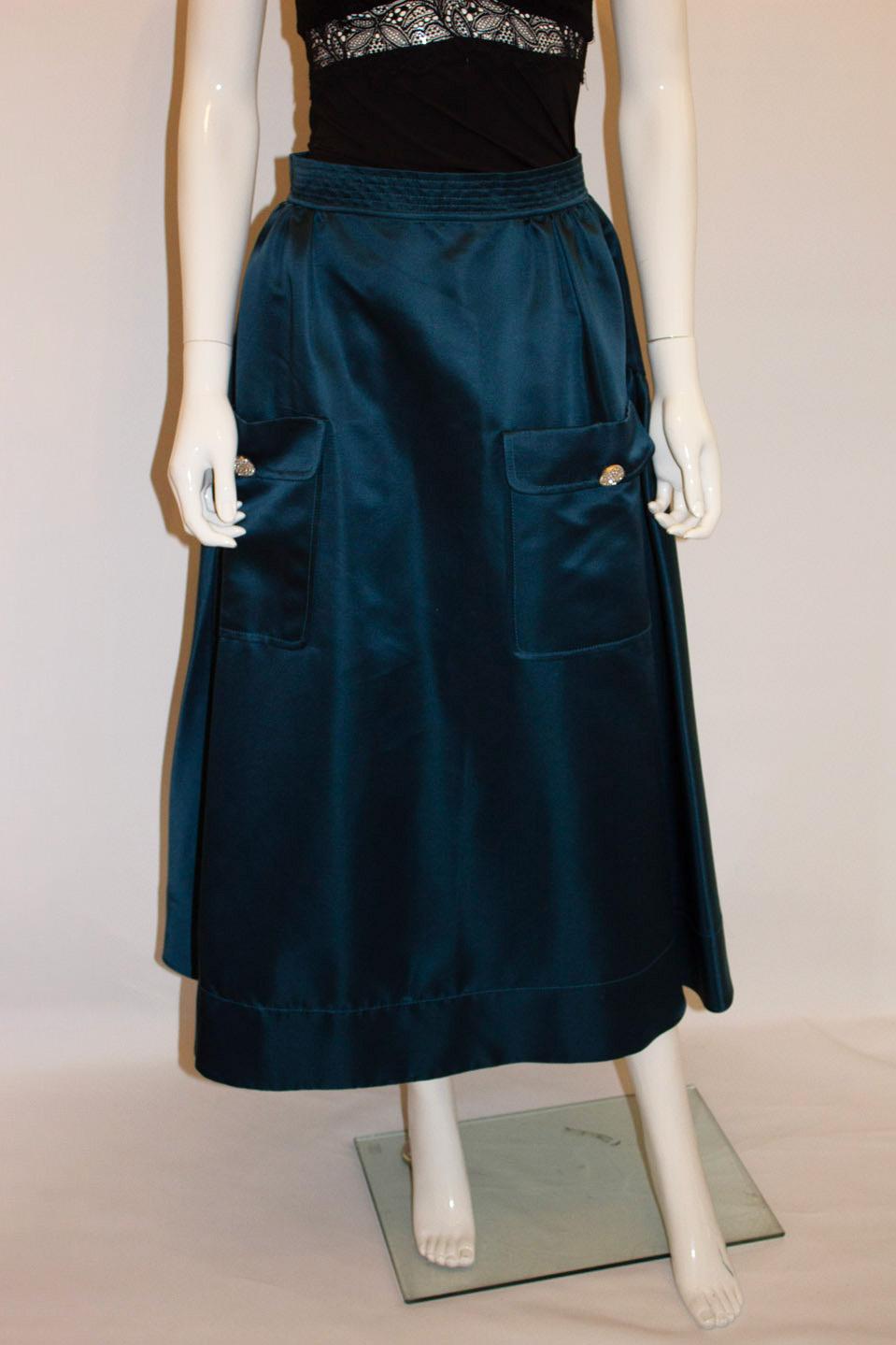 Rare Vintage Luella Silk Evening Skirt