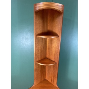 Retro Vintage Mid Century Teak Corner Cabinet By Nathan Furniture-Courier