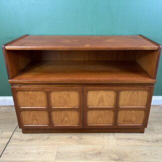 Retro Vintage Mid Century Teak Media Sideboard By Nathan Furniture-Courier