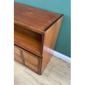 Retro Vintage Mid Century Teak Media Sideboard By Nathan Furniture-Courier