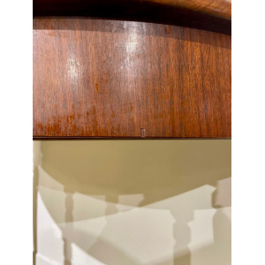Victorian Mahogany Demi Lune Table