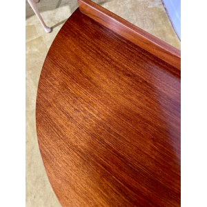 Victorian Mahogany Demi Lune Table