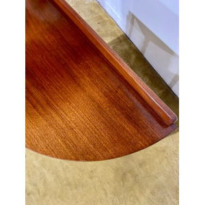 Victorian Mahogany Demi Lune Table