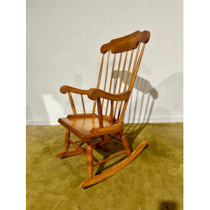 Vintage Beech Rocking Chair