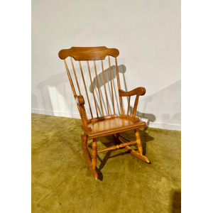 Vintage Beech Rocking Chair