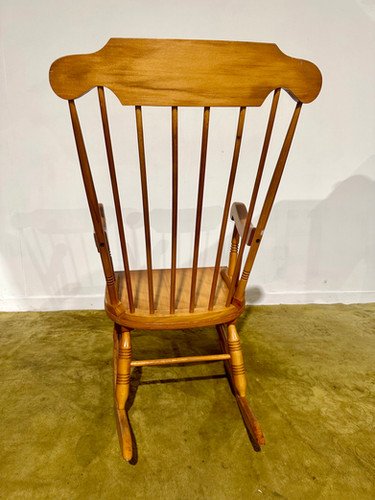 Vintage Beech Rocking Chair