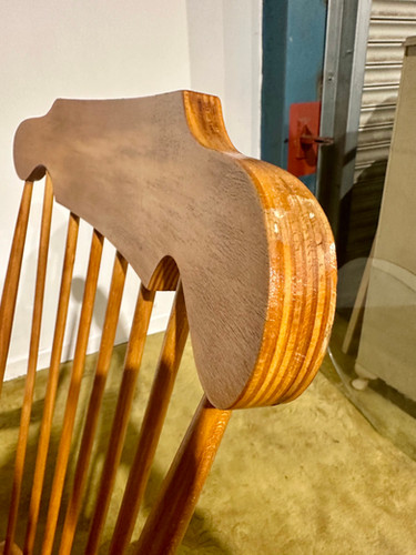 Vintage Beech Rocking Chair