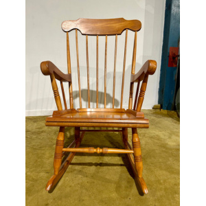 Vintage Beech Rocking Chair