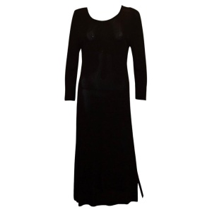 Vintage Jean Muir Mainline Black Cocktail / Dinner Dress