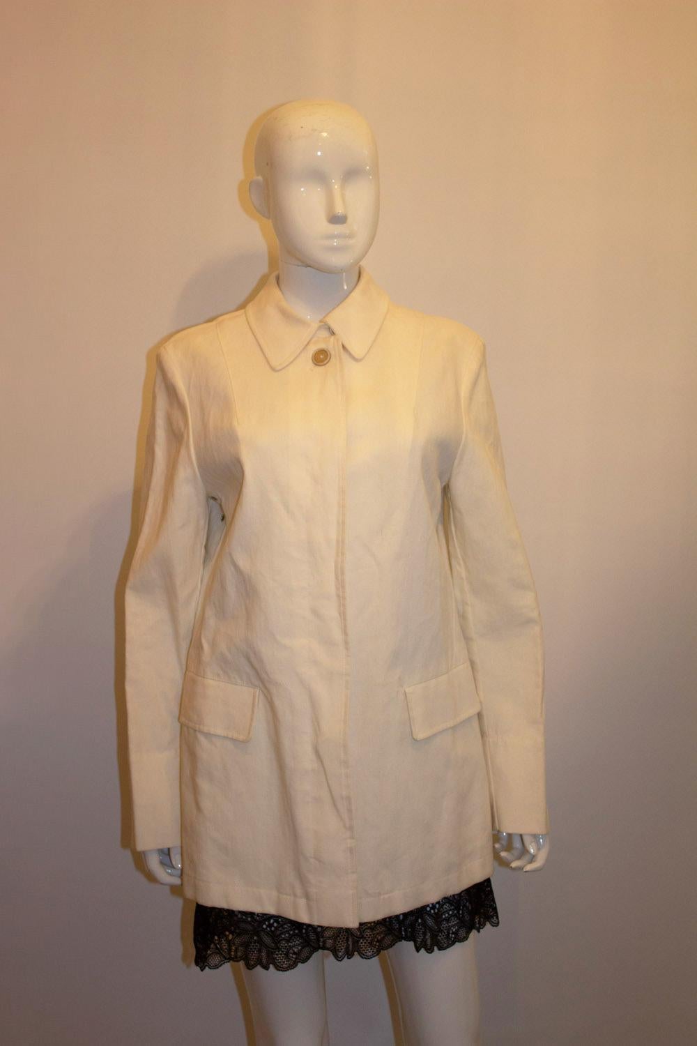 White Vintage Asprey Coat