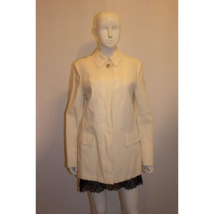 White Vintage Asprey Coat