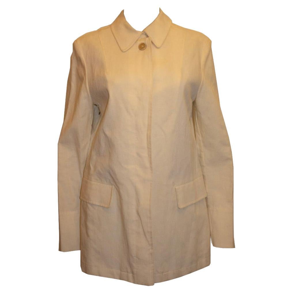 White Vintage Asprey Coat
