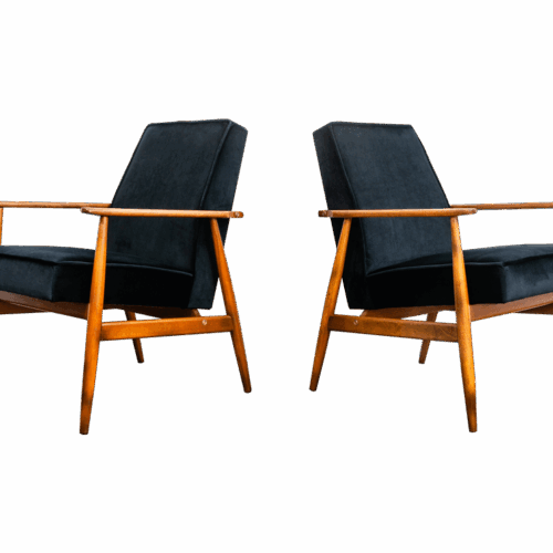 Pair Of Armchairs “Type 300 190” By H. Lis, Poland, 1960s