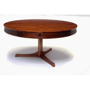 Mid Century Drum Dining Table By Robert Heritage