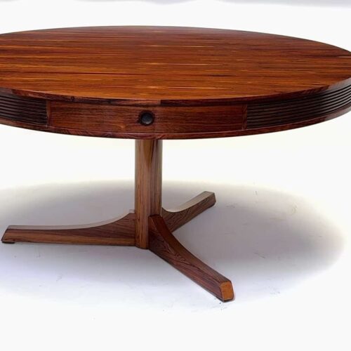 Mid Century Drum Dining Table By Robert Heritage