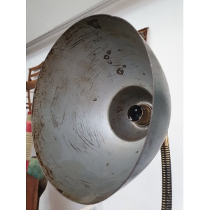 1920s Industrial Factory Machinists Lamp in Brass & Steel. Antique/Vintage/Light
