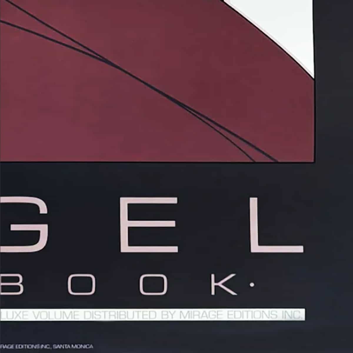 1980s Original Gorgeous Patrick Nagel "The Book" Art Poster.