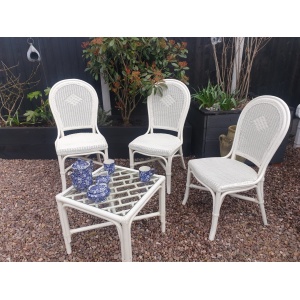 Bamboo and rattan conservatory set