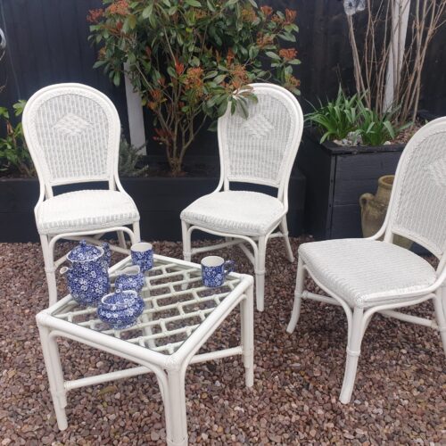 Bamboo and rattan conservatory set
