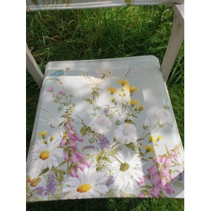 Floral folding directors chair