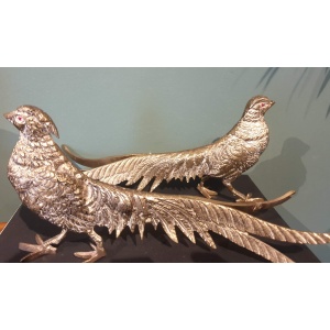 Brass golden pheasants