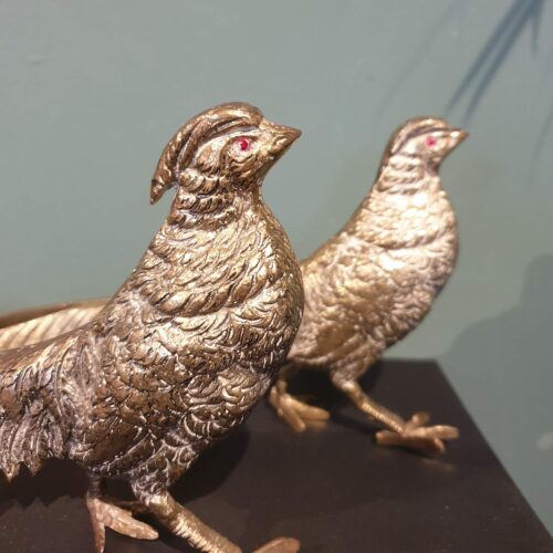 Brass golden pheasants