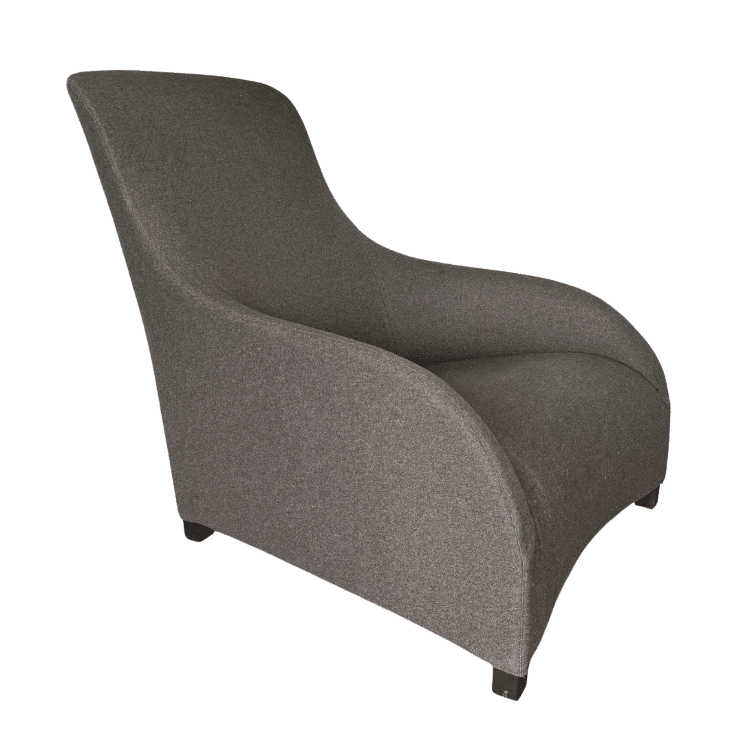 B&B Italia Maxalto Apta Kalos Armchair & Footstool by Antonio Citterio