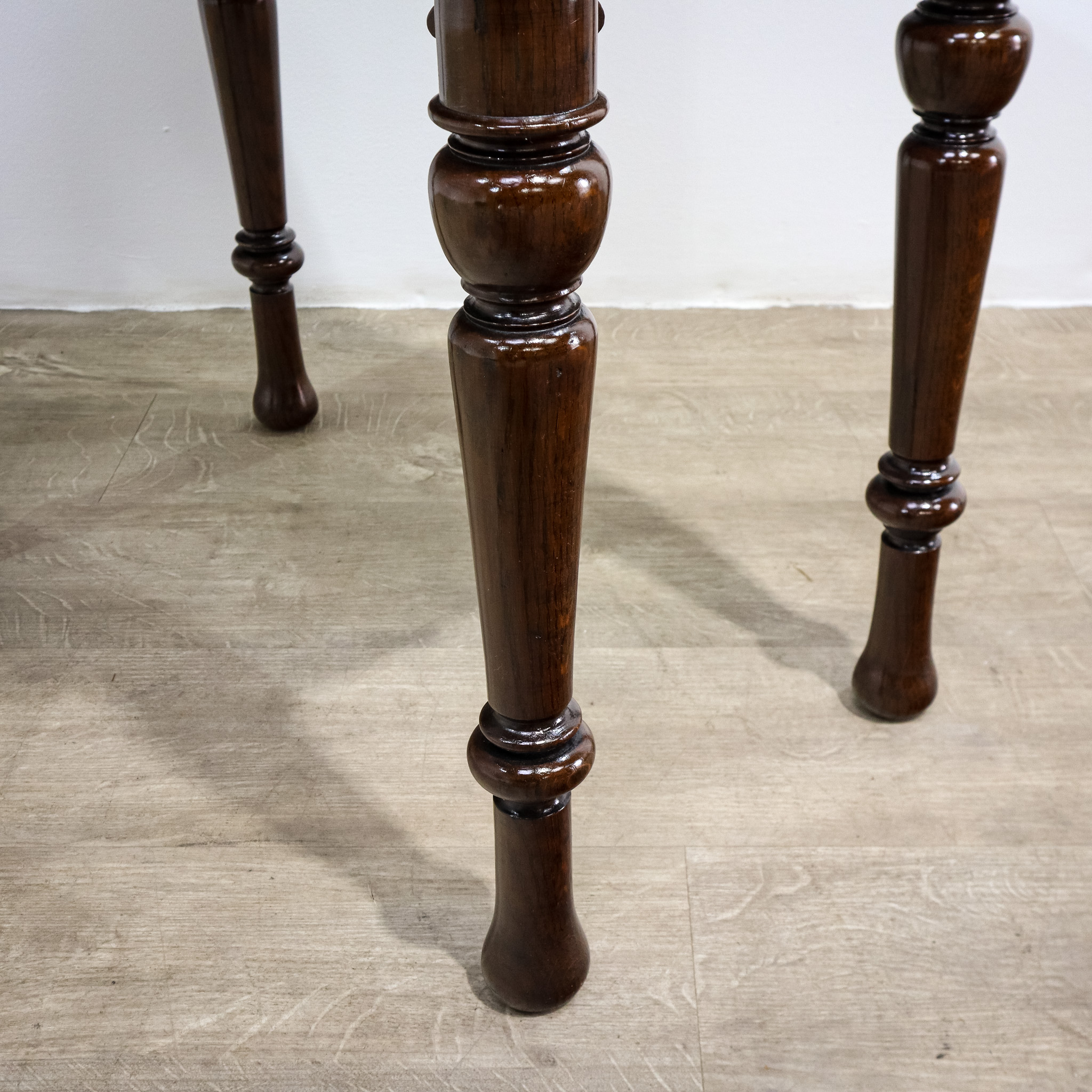 Carved Oak Box Table