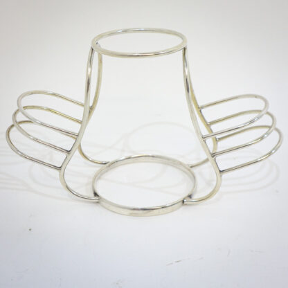 Art Deco Silver Egg Cup & Toast Rack Stand - Image 7
