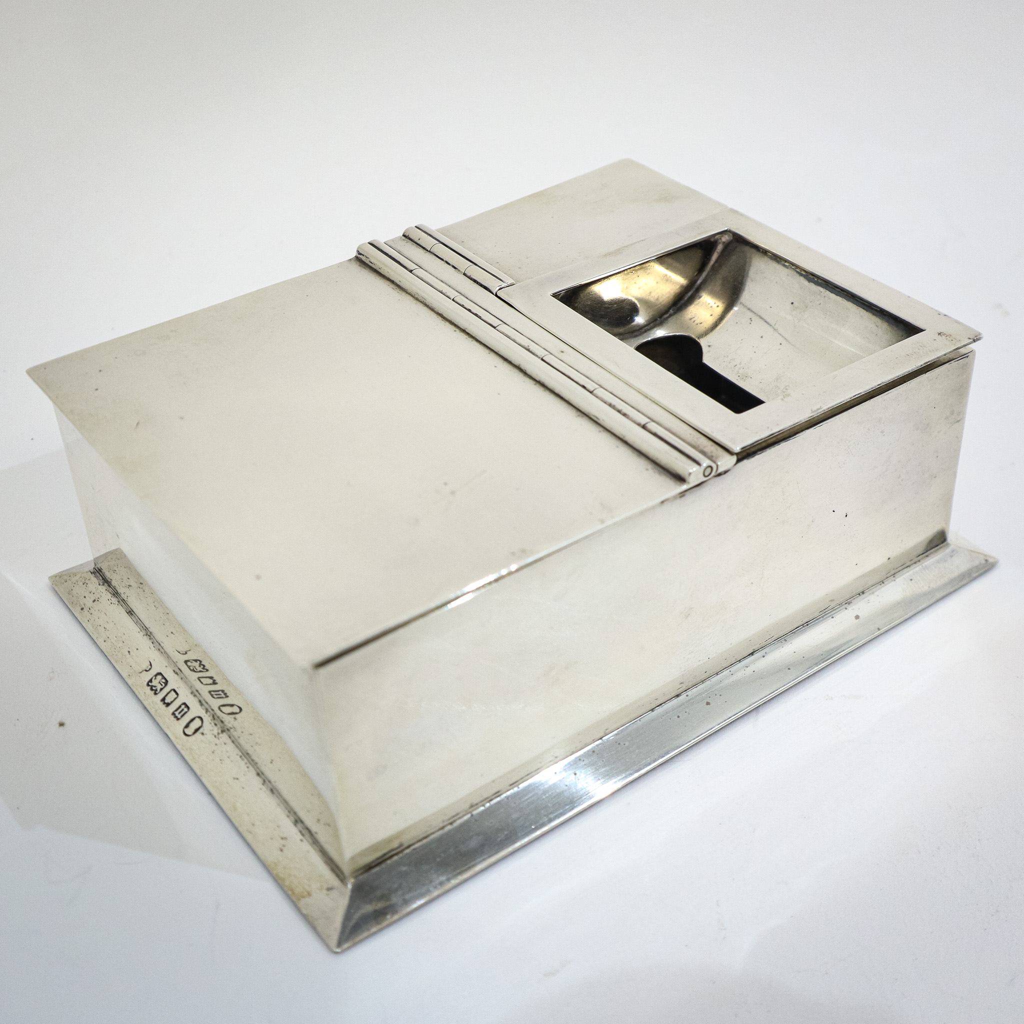 Art Deco Match Striker & Vesta Cigarette Box