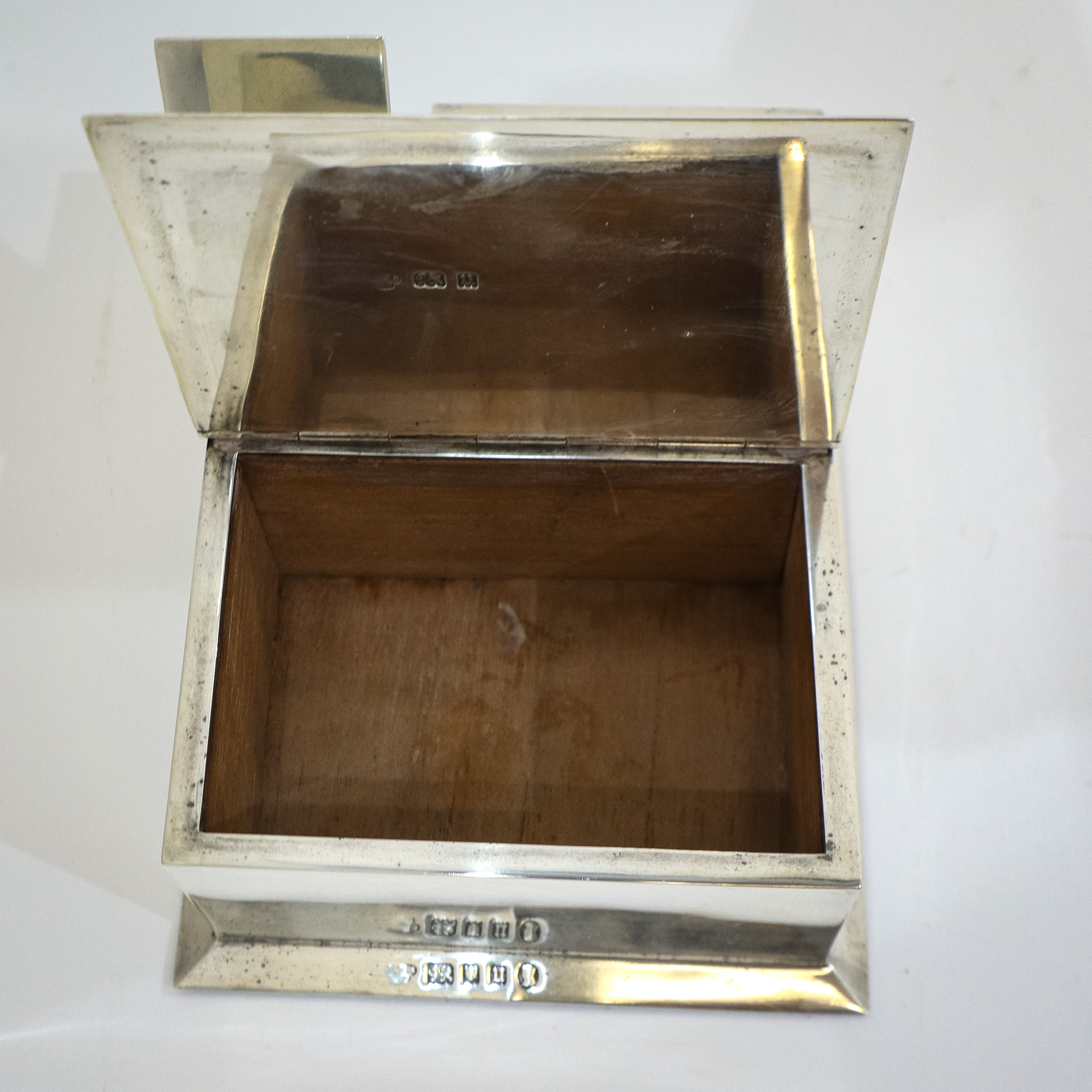 Art Deco Match Striker & Vesta Cigarette Box