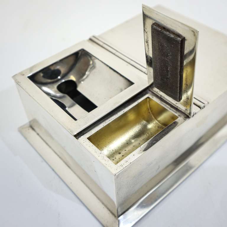 Art Deco Match Striker & Vesta Cigarette Box - Image 7