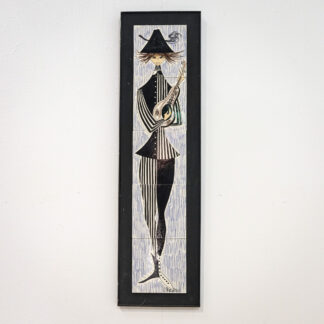 Tile Wall Art by J. Belarti of Harlequin Musician