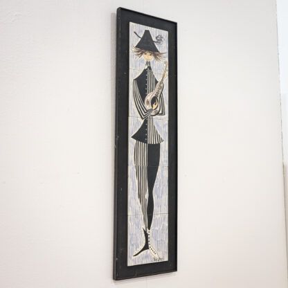 Tile Wall Art by J. Belarti of Harlequin Musician - Image 2