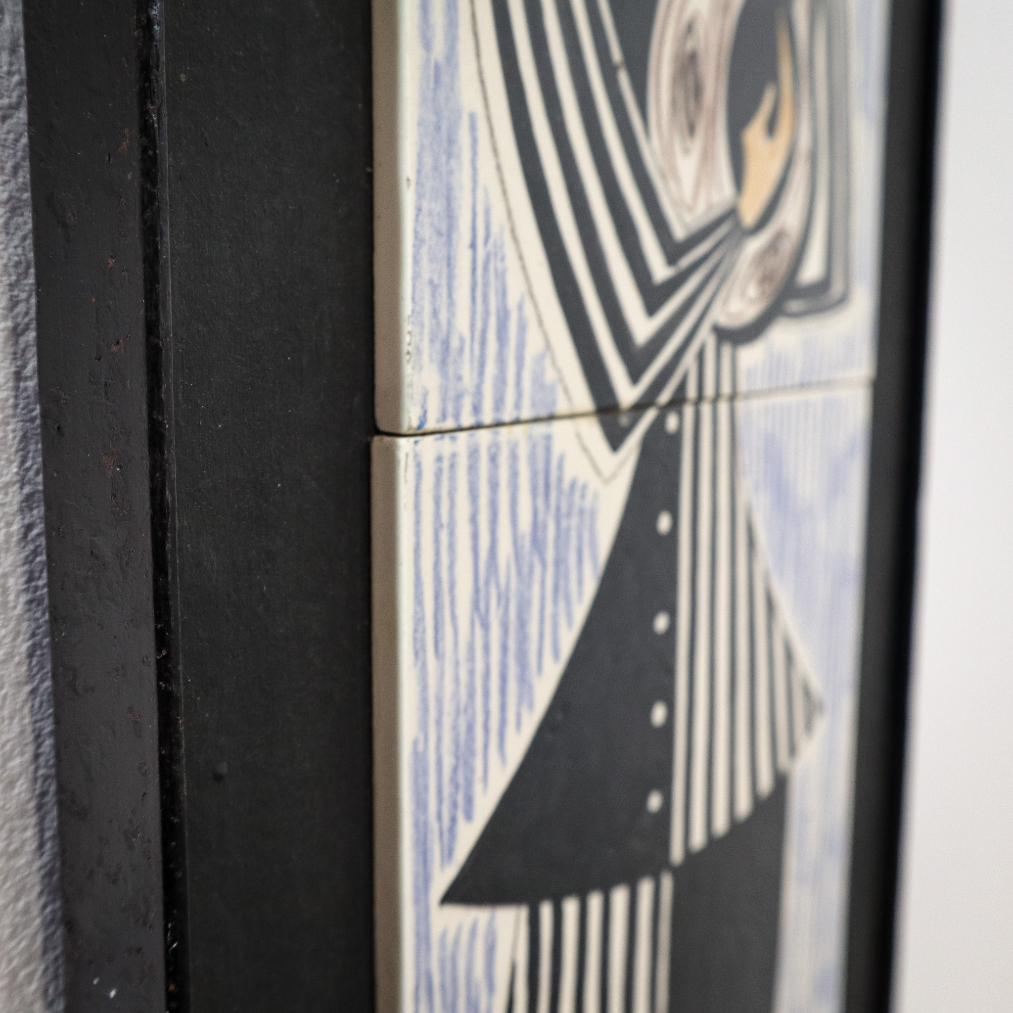 Tile Wall Art by J. Belarti of Harlequin Musician