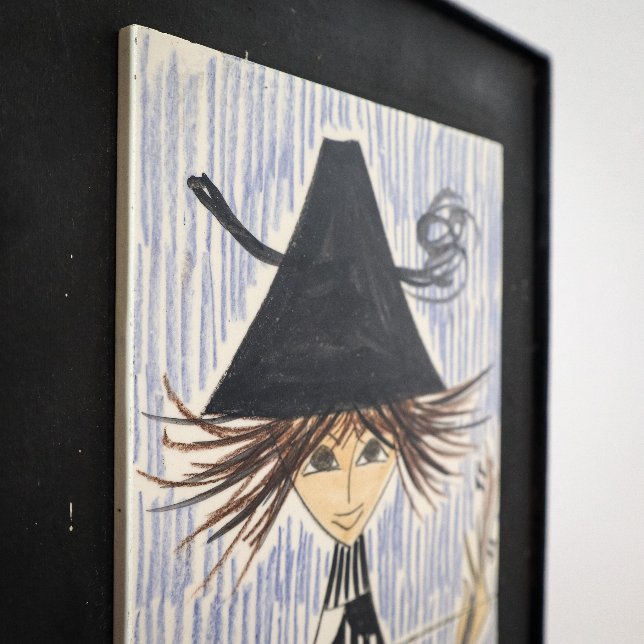 Tile Wall Art by J. Belarti of Harlequin Musician