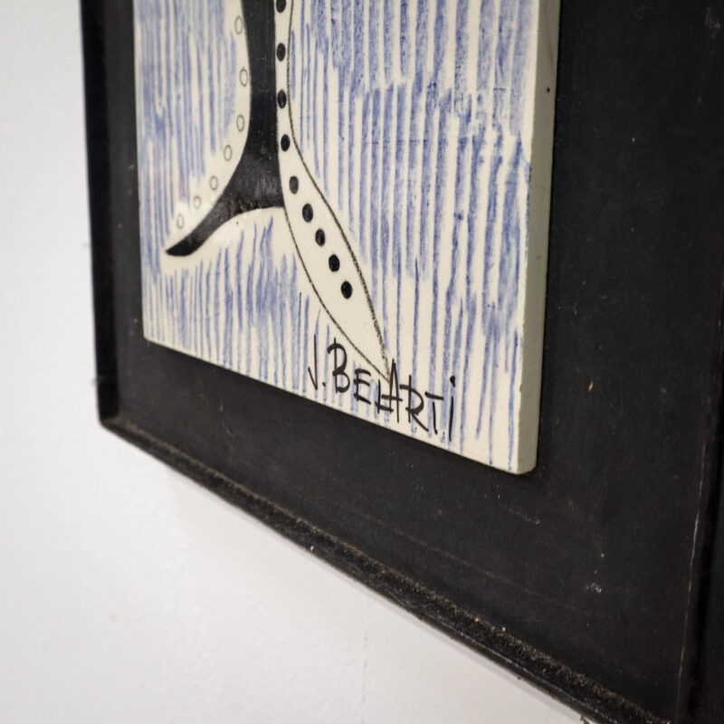 Tile Wall Art by J. Belarti of Harlequin Musician
